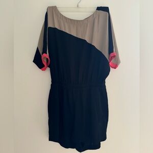 Rachel Rachel Roy black and beige romper
